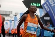 Ruth Chepngetich during the Istanbul Half Marathon event (Image via: Getty Images)